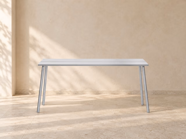 Run Side Table, Aluminum by Emeco