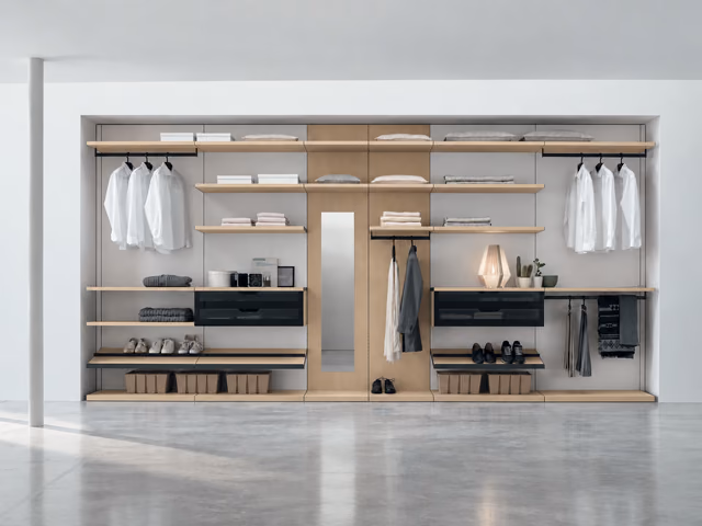 Pratico Walk-In Closet PR103 by Tomasella