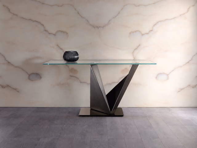 Prisma Steel Console by Reflex