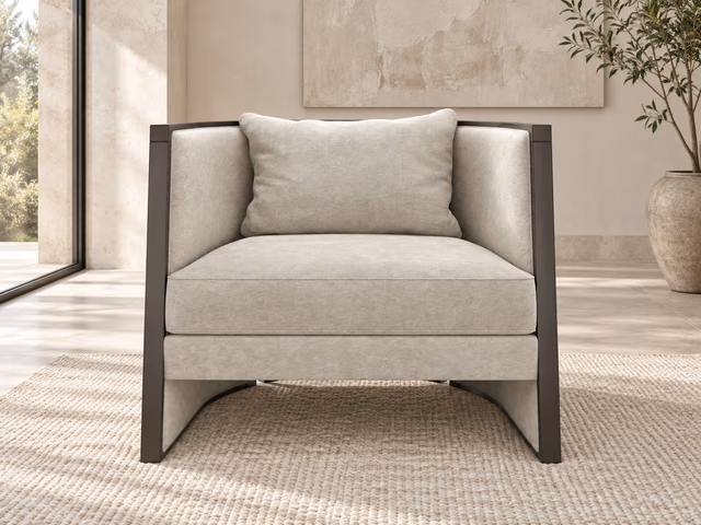 Cut Away Armchair by Caracole