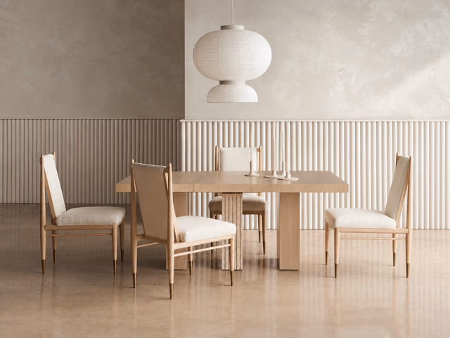 Unity Light Dining Table by Caracole