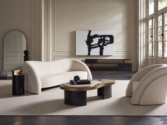 Contrast Cocktail Table by Caracole
