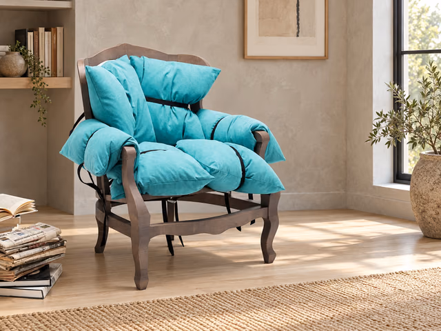 7 Pillows Armchair by Mogg