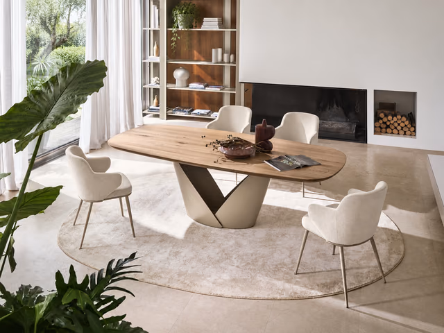Calla Dining Table CS4159-FS-200 by Calligaris