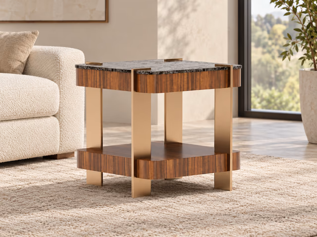 Altura Square Side Table by Caracole