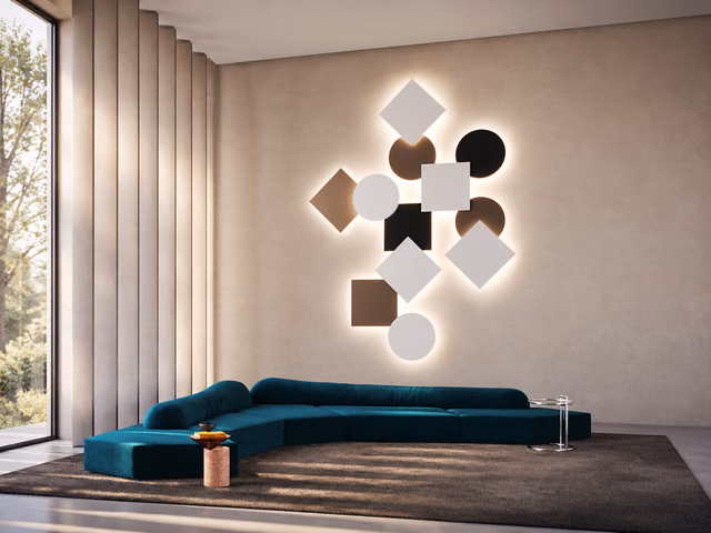 Puzzle Mega Wall Lamp by Lodes
