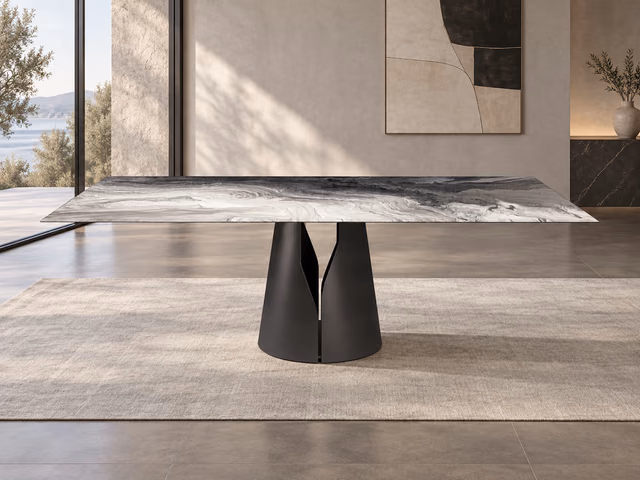 Giano Crystalart Dining Table by Cattelan Italia