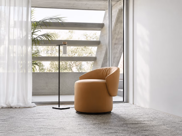 Madeleine Swivel Armchair by Nicoline