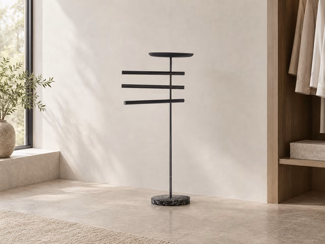 Contralto Valet Stand with Rods by Pianca
