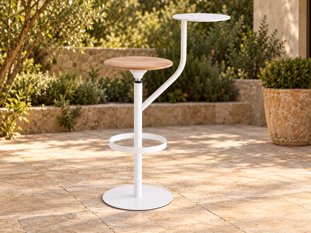 Aaron ES444 Outdoor Stool by LaPalma