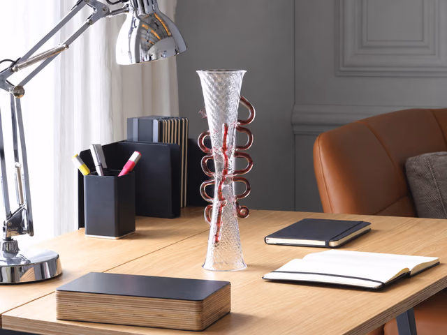 Bibi Glass with Vertical Loops by Driade
