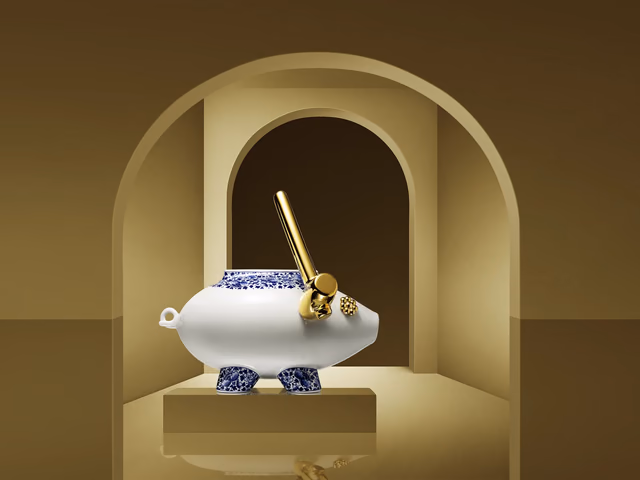 The Killing of the Piggy Bank Vase by Moooi