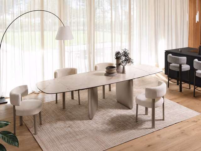 Riverstone Extendable Dining Table CS4167-S-165 by Calligaris