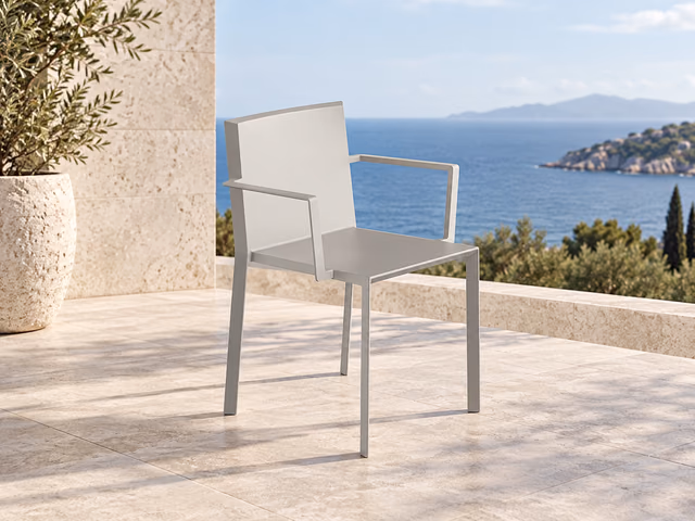 Quartz Chair With Arms by Vondom