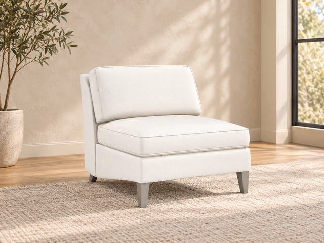 Victoria Armless Chair by Caracole