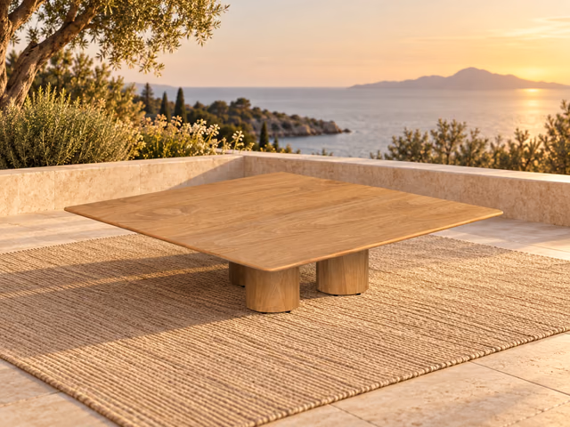 Salinas Accoya Coffee Table 120 × 120 by Talenti