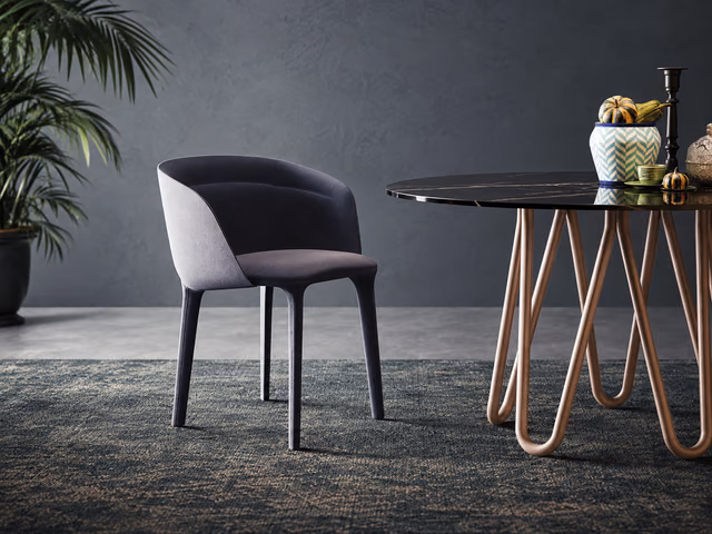 Lepel Plain Armchair by Casamania