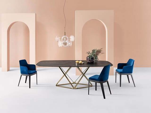 Delta Dining Table by Bontempi