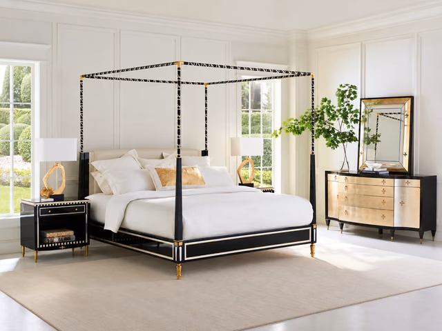 The Couturier Canopy Bed, King by Caracole