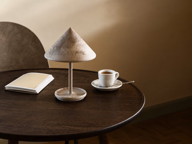Terra Portable Lamp — Coffee Waste Light by Mater