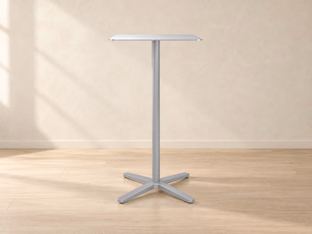 2 Inch X Base Bar Table, Square by Emeco