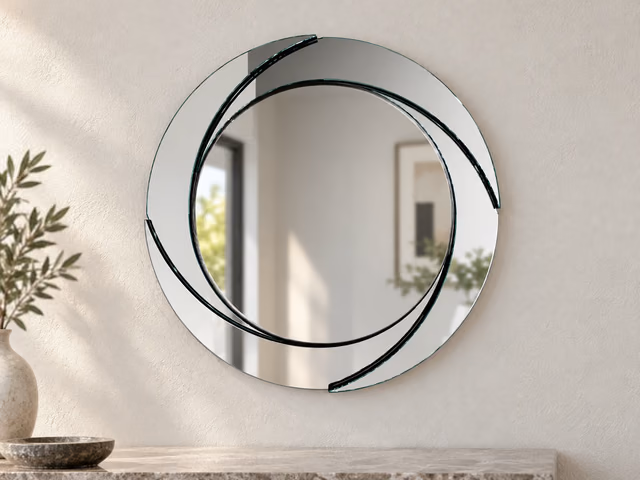 Whirl Mirror by Tonelli