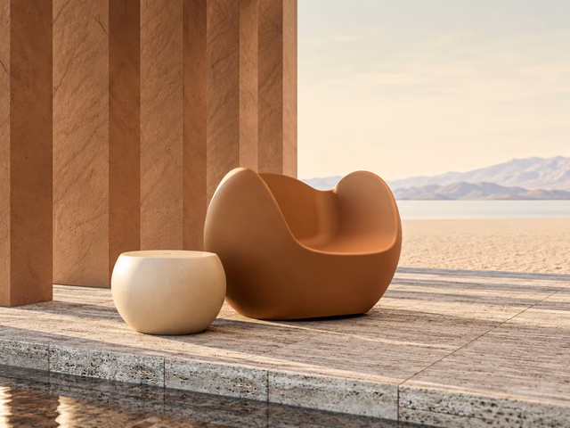 Blos Rocking Armchair by Slide