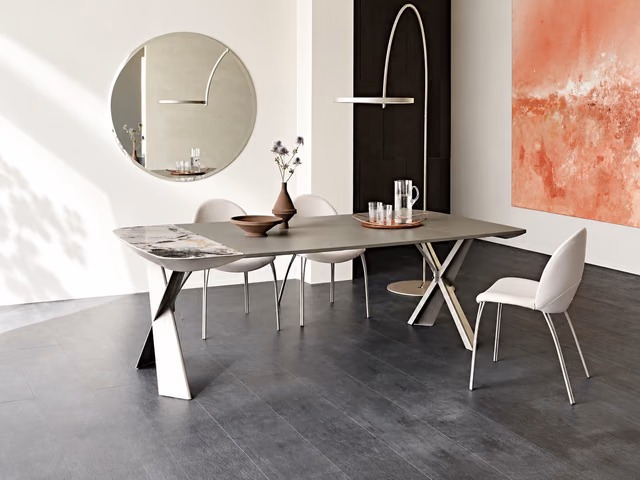 Terminal Keramik Drive Extendable Console Table by Cattelan Italia