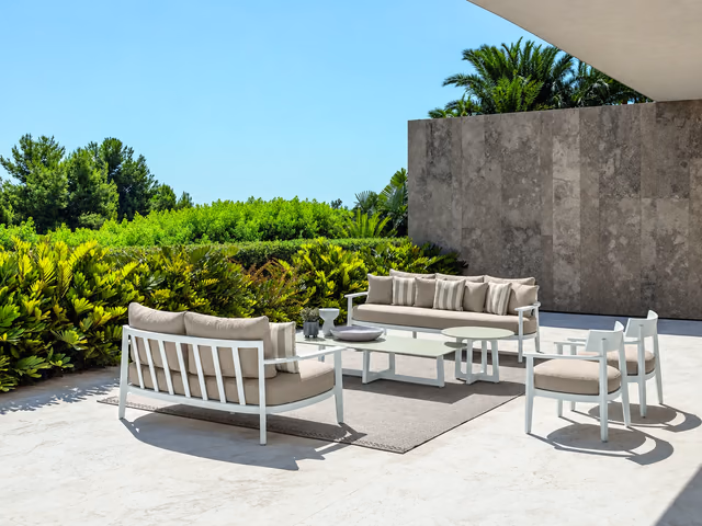 Ever//Alu 2-Seater Sofa by Talenti