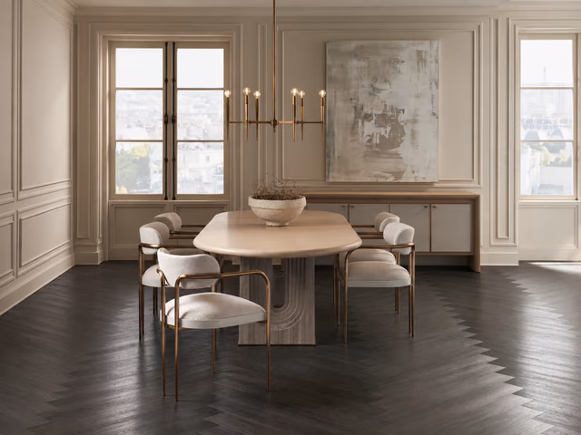 Emphasis Dining Table by Caracole