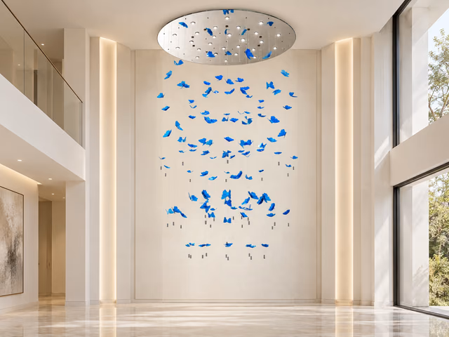 Dreamcatcher Morpho Chandelier by Reflex