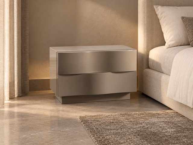 Onda Comodino Nightstand by Reflex