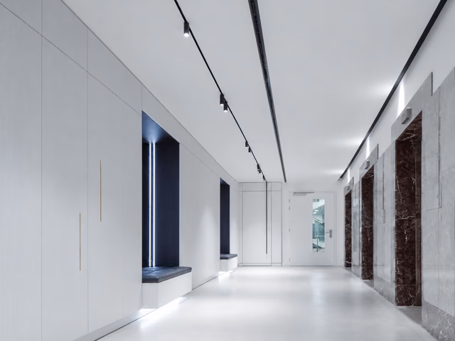 The Tracking Magnet Recessed Track by Flos