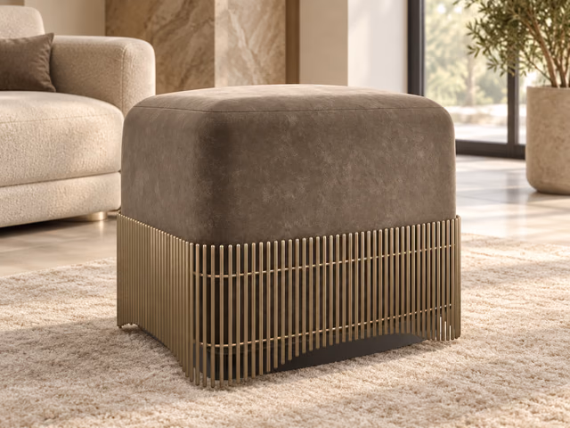 Petit Four Ottoman by Caracole
