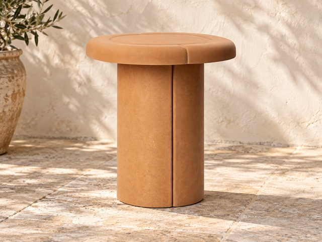Alder Side Table — Terracotta by Mater