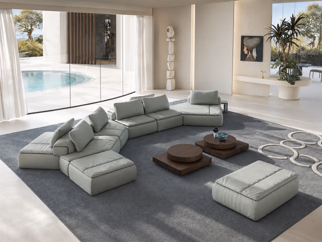 Amama Sectional by Natuzzi Italia