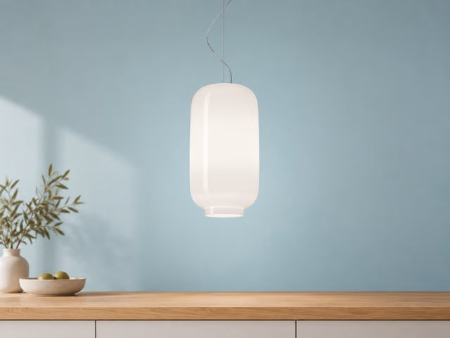 Chouchin 2 Bianco Pendant Lamp by Foscarini