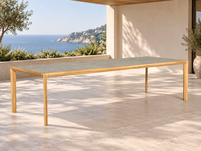 CleoSoft//Wood 300 × 110 Dining Table by Talenti