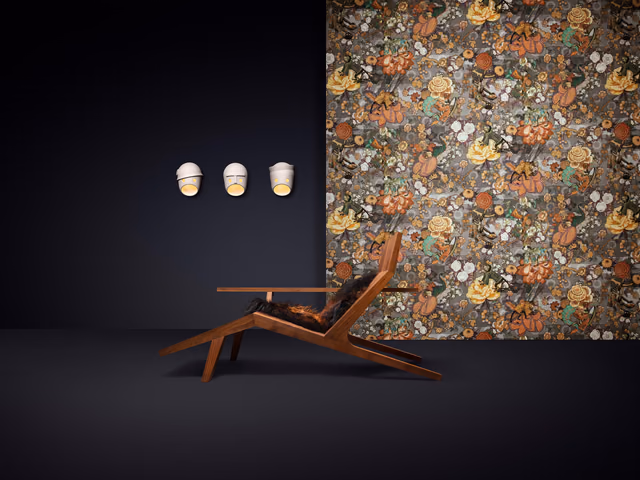 Rendezvous Tokyo Blue Wallcovering by Moooi