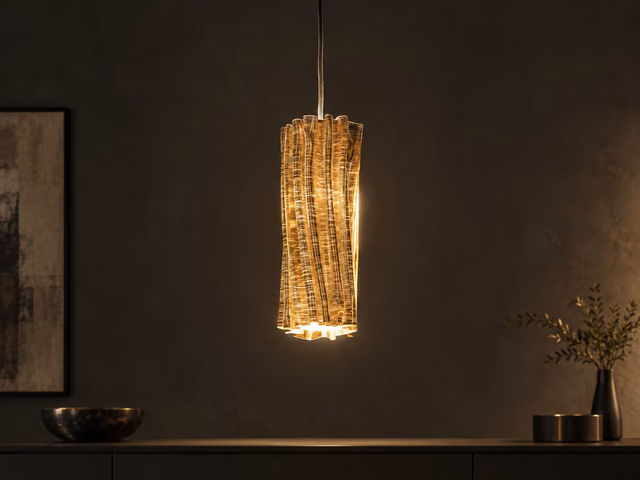 Accordéon Vertical Pendant Lamp by Slamp