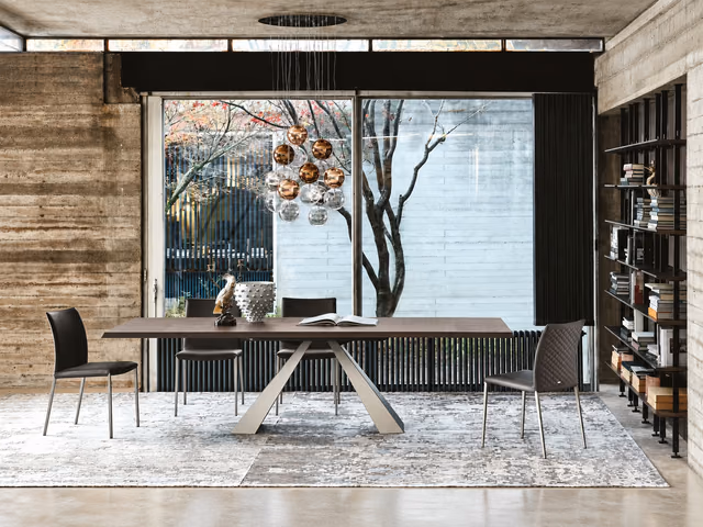 Eliot Wood Drive Extendable Dining Table by Cattelan Italia
