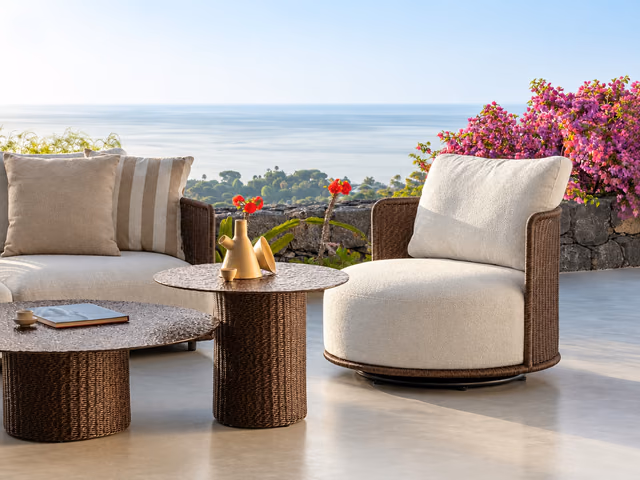 Bond Swivel Living Armchair by Talenti