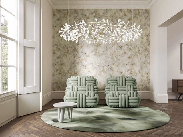 Silk Bombis Wallcovering by Moooi