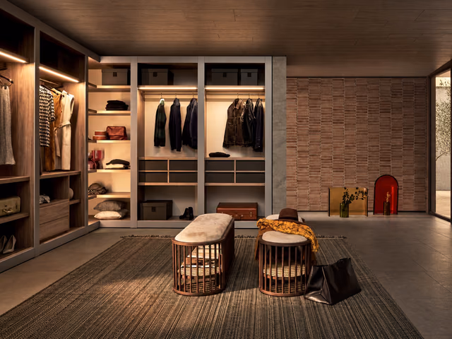 Sipario Walk-In Closet by Pianca