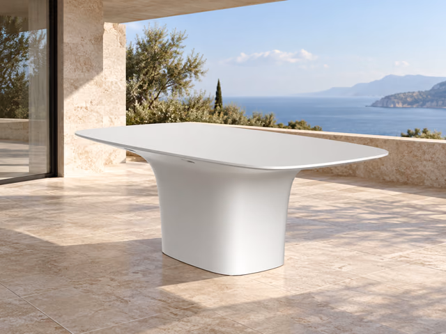 UFO Dining Table 198 × 104 × 72 by Vondom