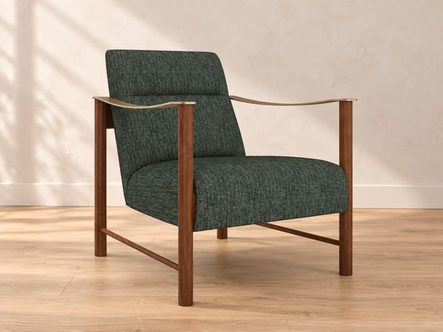 Slant Accent Chair by Caracole