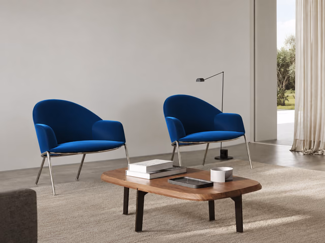 Circa Lounge Chair with Armrests by Bensen