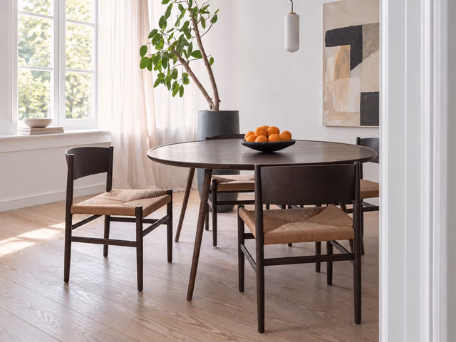 Nestor Side Chair — Sirka Grey Beech, Natural Paper Cord Seat by Mater