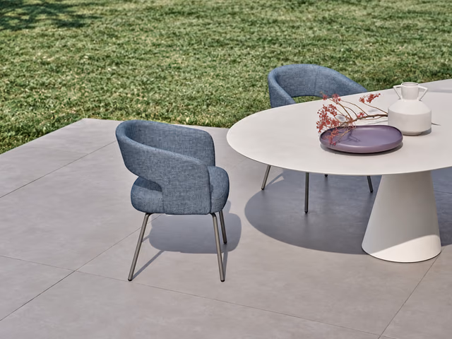 356 Outdoor Dining Chair by Ditre Italia