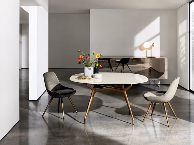 Arkos Shaped Square Table by Sovet